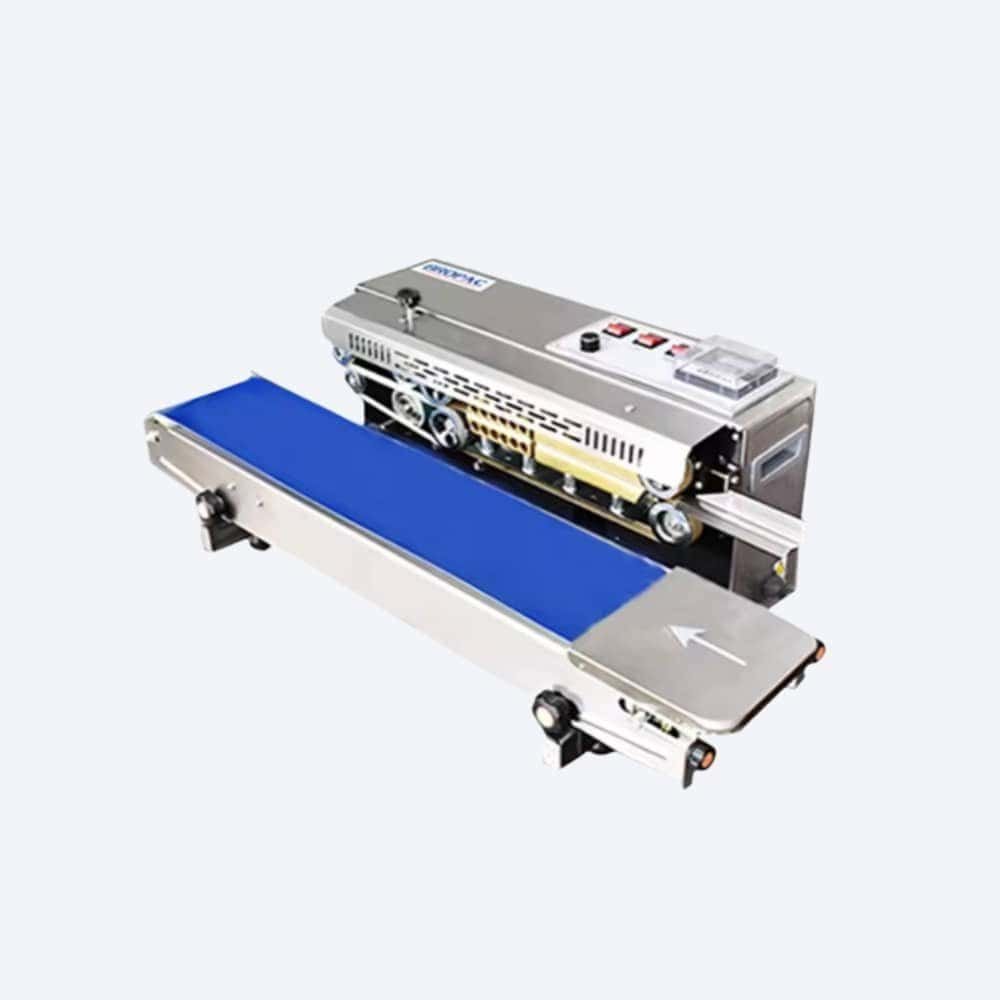 band sealer machine with nitrogen flushing for fresher, longer-lasting packs