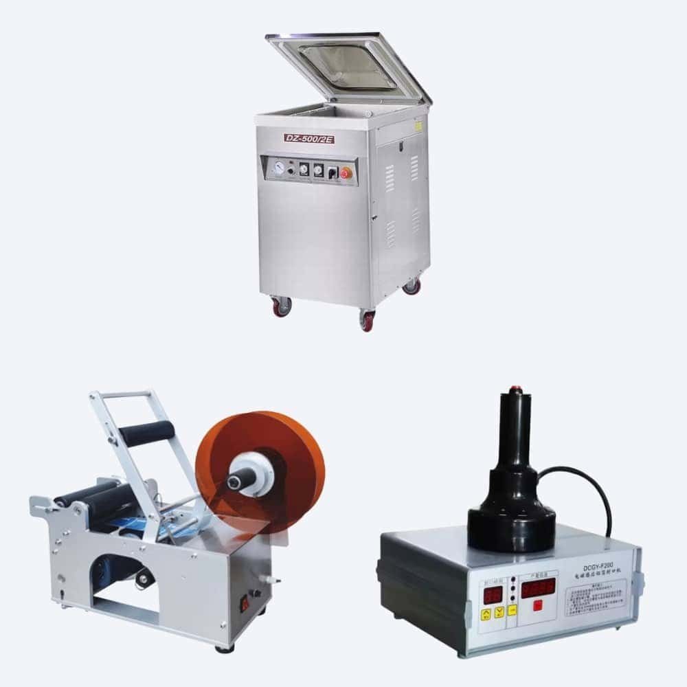 Vacuum sealer, bottle labeler and induction sealer machines in Sri Lanka
